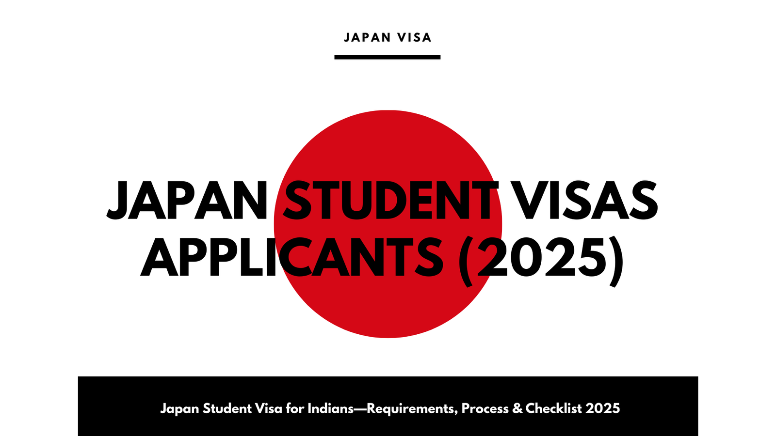 Japan Student Visa 2025
